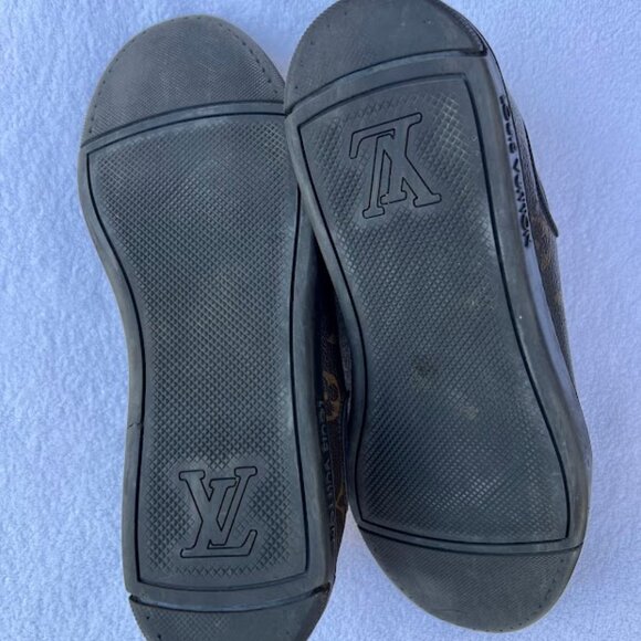 Louis Vuitton Men's Sneakers Match-Up Monogram Multicolor Size 7.5 EU/8.5 US - Picture 5 of 9